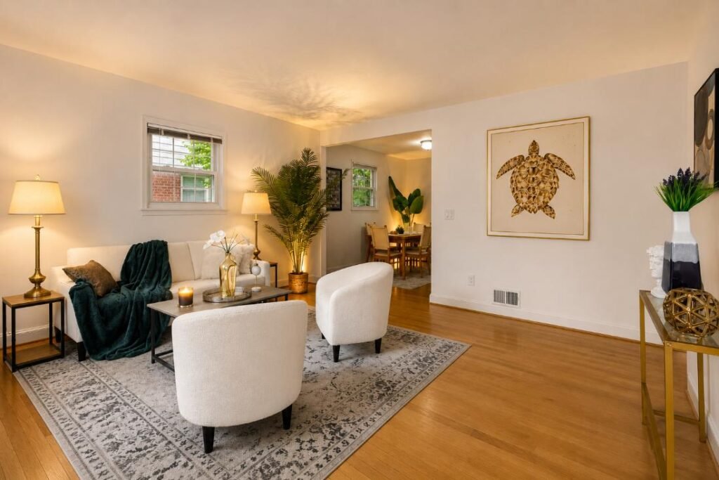 Professional home staging Washington DC metro area, 1407 N Inglewood Street Arlington VA sold in 8 days
